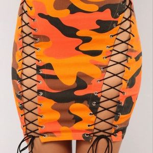 Orange two piece set